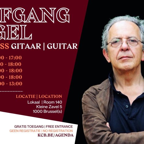 Masterclass Wolfgang Weigel Brüssel 2026